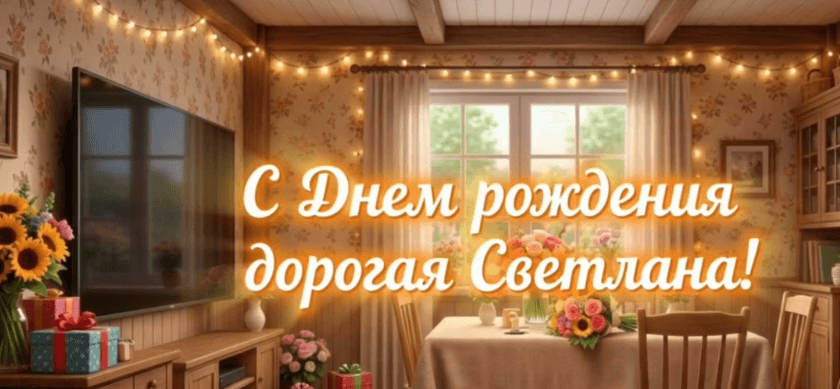 Постер: С днем рождения Светлана